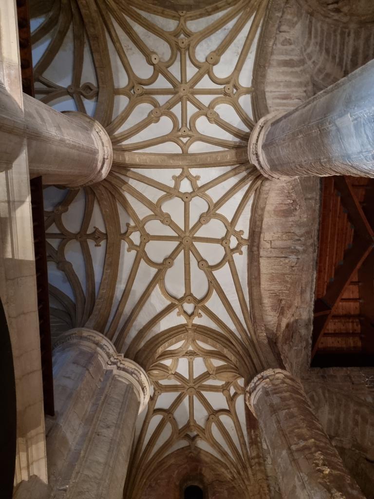 Dentro de la Fortaleza de la Mota está la Iglesia Mayor Abacial de estilo renacentista, resaltan las gárgolas y pináculos que la rematan. Fue utilizada como polvorín por los franceses y cuando se marchan le prenden fuego. Entonces se utilizó como  cementerio 
#AlcalalaRealEnamora