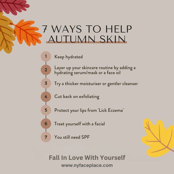 NY_FacePlace's tweet image. Healthy glowing skin, starts from within... Routine. Check out these 7 ways to help transition your skin to Autumn &amp;amp; Winter. #NYFacePlace #MineolaMedispa #FallInLoveWithYourself #SkincareRoutine
