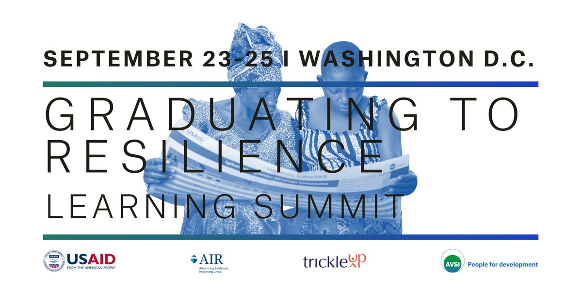 Sept. 23-25, we join our partners <a href="/AVSIUSA/">AVSI-USA</a> and <a href="/trickleuporg/">Trickle Up</a> to celebrate successes and stories from the Graduating to Resilience project, which helped over 13k refugee households in Uganda achieve self-reliance.

Attend in-person in D.C. or virtually: avsi-usa.org/g2r-dc-summit2…