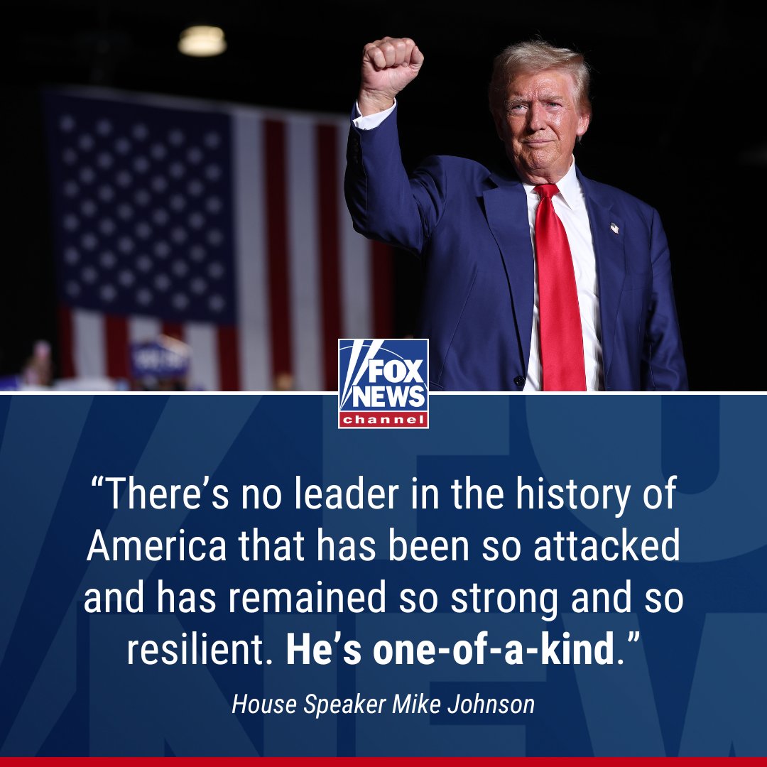 'GOD HAS SPARED HIS LIFE': <a href="/SpeakerJohnson/">Speaker Mike Johnson</a> credits divine intervention, saying the Lord was with Trump once again after a second assassination attempt. The Republican assured that Trump will "not stop fighting for the American people" in the aftermath of the incident. Speaking on