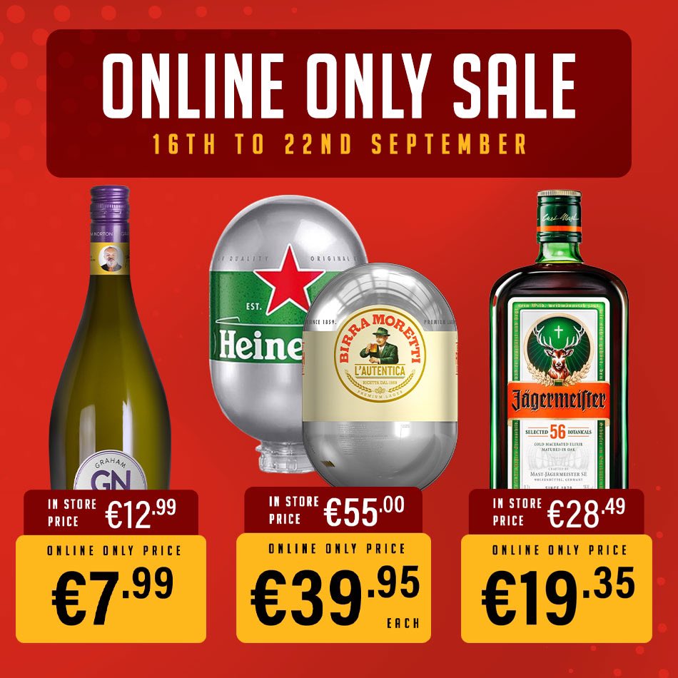 Now available on Carryout.ie for shipping or collection.