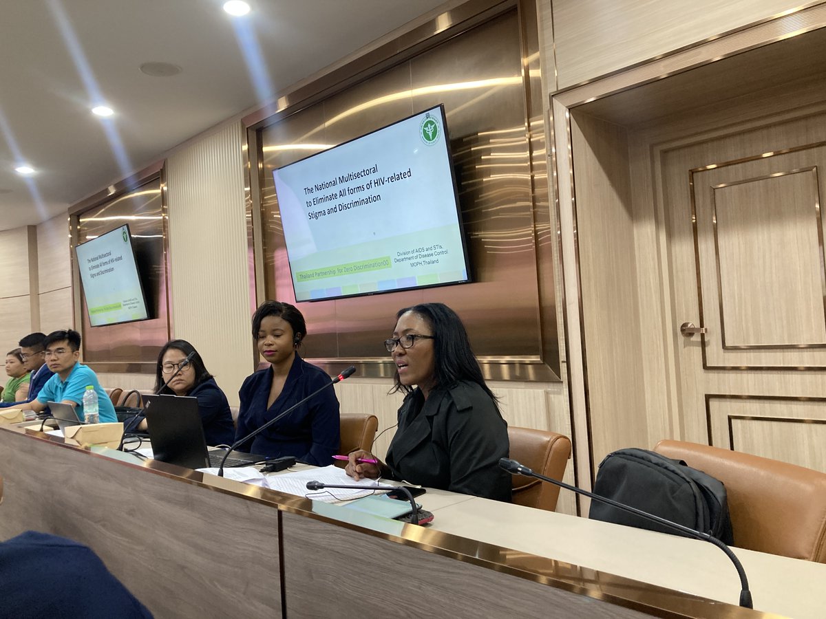 iasociety's tweet photo. Today in #Bangkok, #Thailand, the IAS organized a learning exchange focused on eliminating #HIV-related stigma &amp; discrimination.

The convening brought together representatives from @TALCzambia @NAHPABotswana, @pr_moph, @WorldVisionTH &amp; @fair_thailand.

@GP_EndStigma @UnaidsZ https://t.co/OdCJyPD9Fa