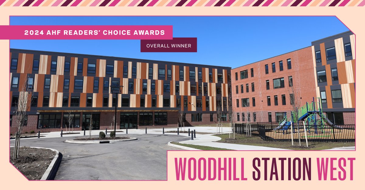AHFMag's tweet image. The 120-unit Woodhill Station West is part of an ambitious plan to replace Cleveland's aging public housing projects and revitalize it neighborhood. It has been named the overall winner of AHF's Readers' Choice Awards. tinyurl.com/42n3fakj @TCBCommunities