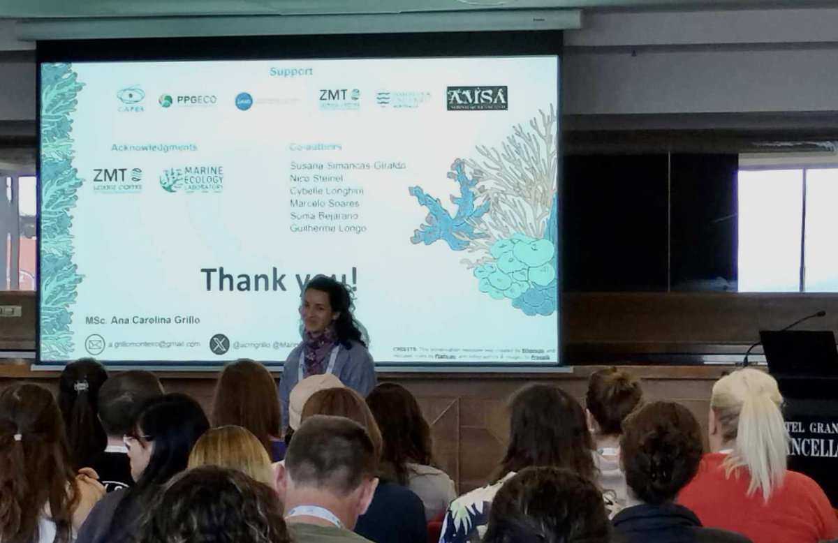 Ana Carolina Grillo (@acmgrillo) on Twitter photo Kicking off <a href="/AMSAconf/">AMSA-NSMSS 2024 Conference</a> 🇦🇺 and spreading the word of ecological interactions 🪸 and experimenting 🔬 with competing corals 🥊 in one of my PhD researches done at <a href="/LeibnizZMT/">Leibniz Centre for Tropical Marine Research (ZMT)</a> Kicking off <a href="/AMSAconf/">AMSA-NSMSS 2024 Conference</a> 🇦🇺 and spreading the word of ecological interactions 🪸 and experimenting 🔬 with competing corals 🥊 in one of my PhD researches done at <a href="/LeibnizZMT/">Leibniz Centre for Tropical Marine Research (ZMT)</a>