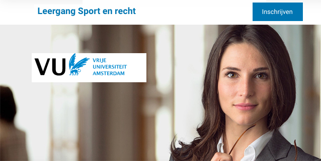 Sport Knowhow XL (@sportknowhowxl) on Twitter photo TIP | De nieuwe leergang Sport en Recht
<a href="/VUamsterdam/">Vrije Universiteit Amsterdam (inactief)</a> onder leiding van prof. mr. Marjan Olfers start op 12 november. Zie voor meer info > tinyurl.com/27v4j68y TIP | De nieuwe leergang Sport en Recht
<a href="/VUamsterdam/">Vrije Universiteit Amsterdam (inactief)</a> onder leiding van prof. mr. Marjan Olfers start op 12 november. Zie voor meer info > tinyurl.com/27v4j68y