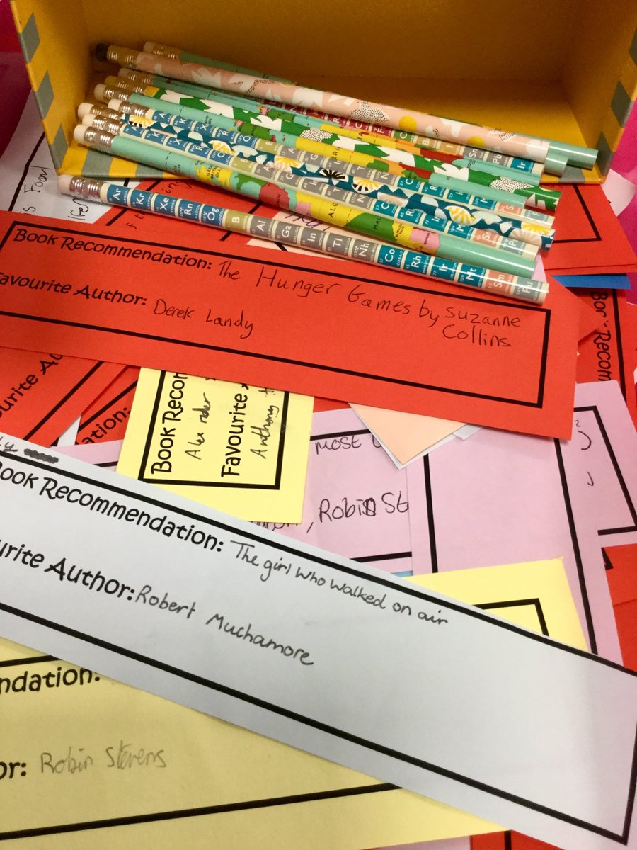 SullivanUpp_Lib's tweet image. All Yr8s now into their 2nd week of #libraryclasses @sullivan_upper😊Lots of feedback on #favouriteauthors and #recommendedreads❤️📚Well done winners of class draws: George 8A, Robin 8B, Charlie 8C, Eva 8D &amp;amp; Sophie 8E👏#lovereading #prizes #librarylife