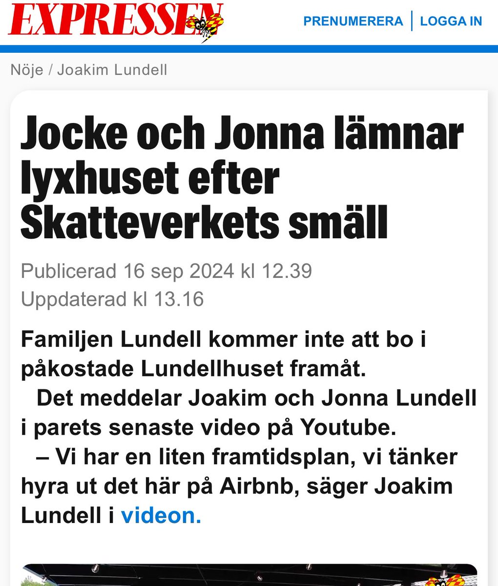 vem fuck vill hyra ett lyxhus i norrköping på airbnb

vrf är de alltid något med den familjen