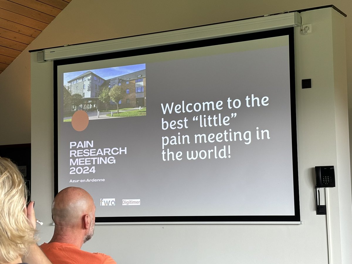 Welcomig to best “little” pain meeting worldwide! Thanks <a href="/meuldersann/">Ann Meulders</a> <a href="/KaiKaros/">Kai Karos</a> <a href="/dvryckeg/">Dimitri VanRyckeghem</a>