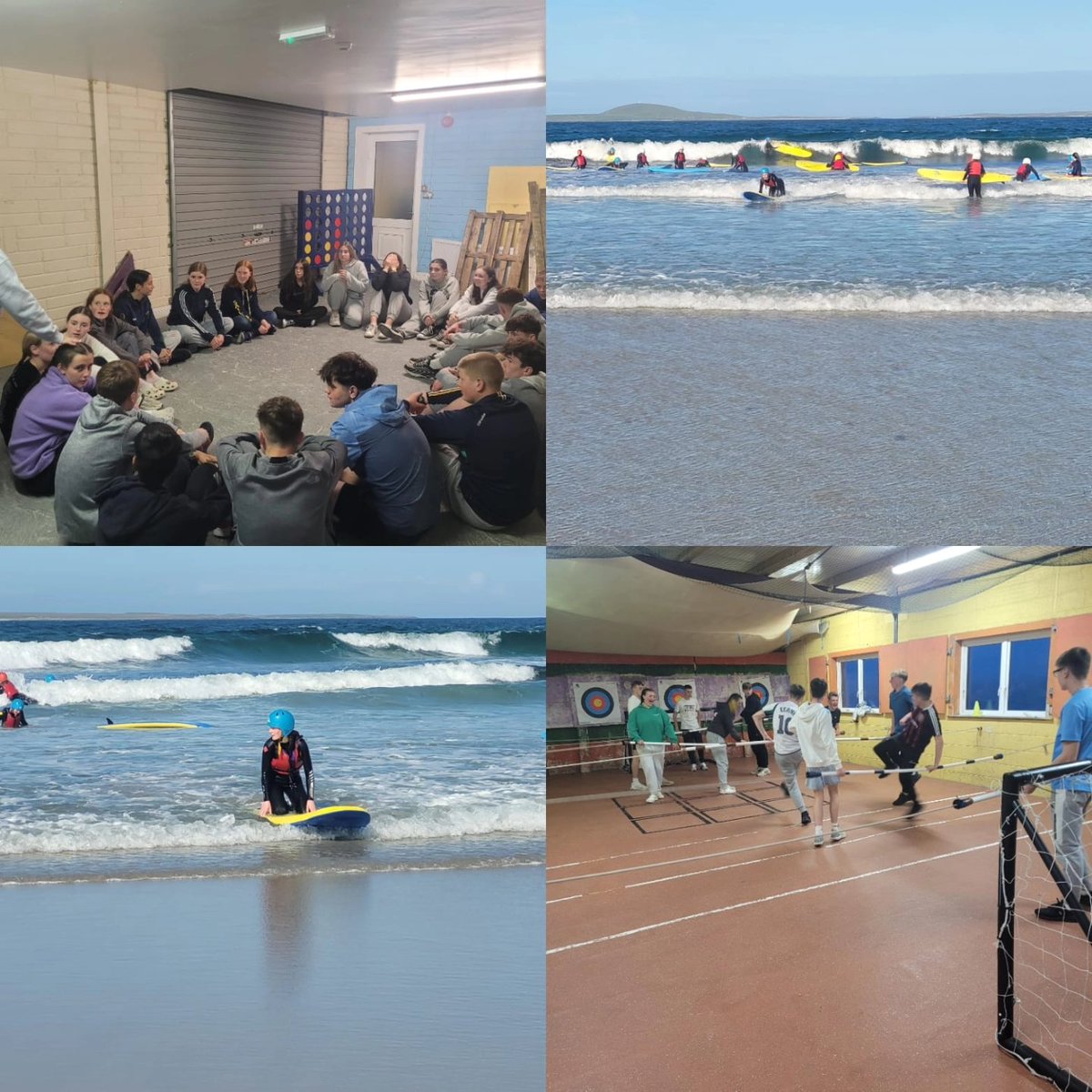 45 Senior Cycle students travelled to the Gaeltacht in Belmullet in Co. Mayo to attend Coláiste Uisce. Despite some challenging weather they spent the weekend on the water doing various activities and céilí all through Irish. #ColáisteUisce
#StrongRootsforTallFutures