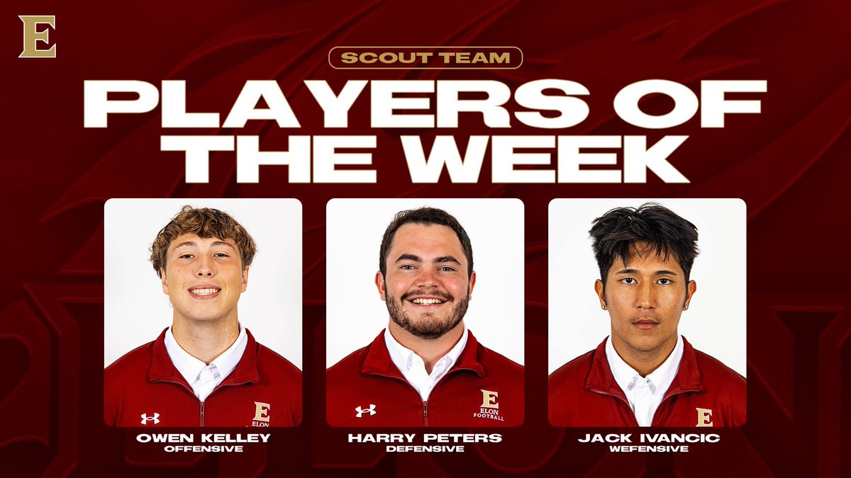 Here are our Players of the Week!

#AED