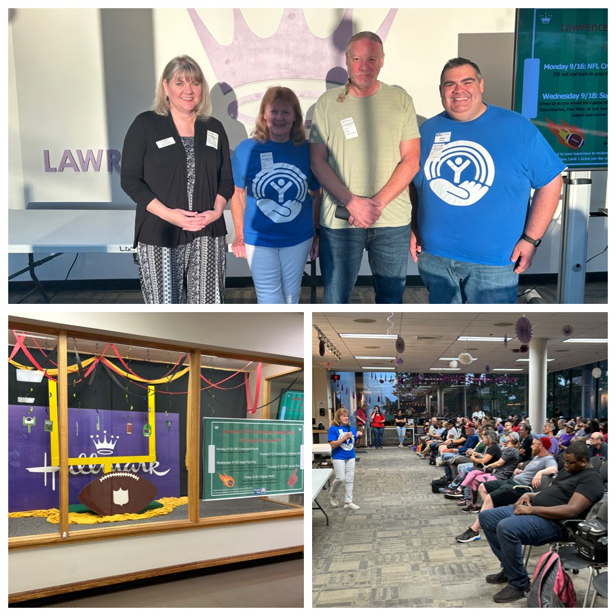 We had a great time at <a href="/Hallmark/">Hallmark</a> 's facility in Lawrence this morning kicking-off their United Way campaign! 🎉

Hallmark is our number ONE corporate contributor in Douglas County! We love how they engage all of their employees and make workplace campaign fun and informative.