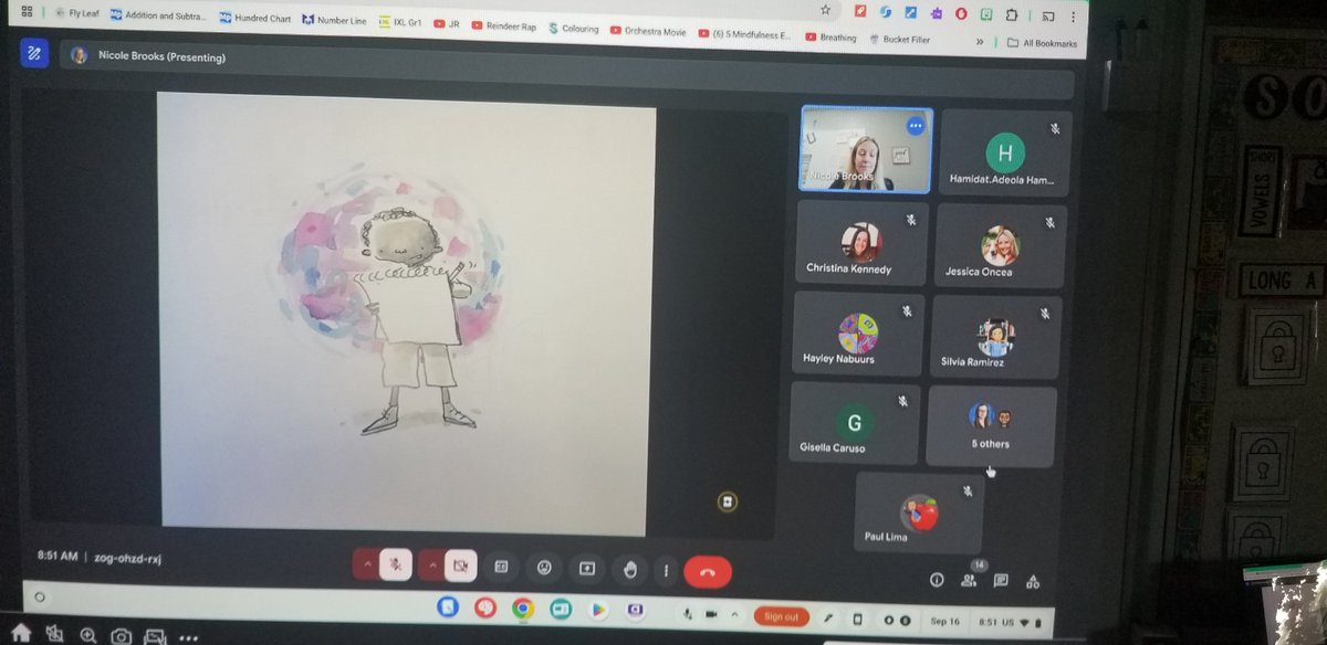 MrDeLima1's tweet photo. We started our day with a school wide read aloud and art activity. We are very creative. @JohnPaulIIOCSB https://t.co/u49JYbOBkA
