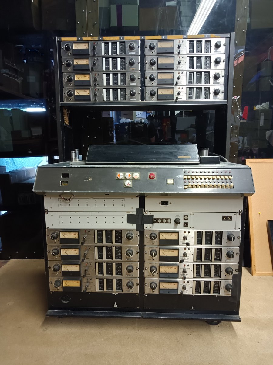 jimihendrixfndn's tweet photo. Electric Lady 

This is one of the surviving tape machines owned by Darren Atkinson and verified by Eddie Kramer, from @ElectricLady  Studios in New York City founded by Jimi Hendrix. Hendrix commissioned John Storyk to design and build one of the first artist owned studios in the heart of Greenwich Village back in 1968.

Although Hendrix was able to see his creative vision come to fruition, he only spent about ten weeks recording in his very own Electric Lady Studio before his untimely death in September 1970.

The studio went on to be an inspiration to The Rolling Stones, Led Zeppelin, Stevie Wonder the Who and David Bowie to name a few who recorded there, back in the day and for others to this day.