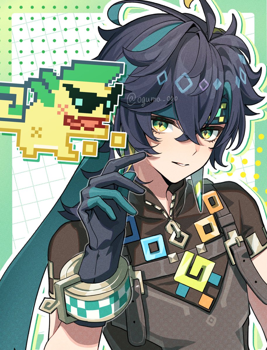 #GenshinImpact #Kinich  　
キィニチくん祈願🙏