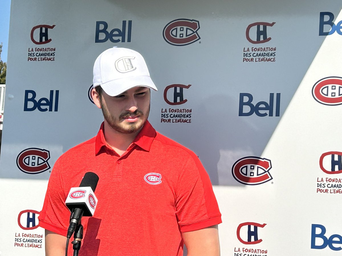 Dach says that “everything happens for a reason” re: getting injured last season and he took time to learn from press box and it doesn’t feel like a “lost season” #Habs