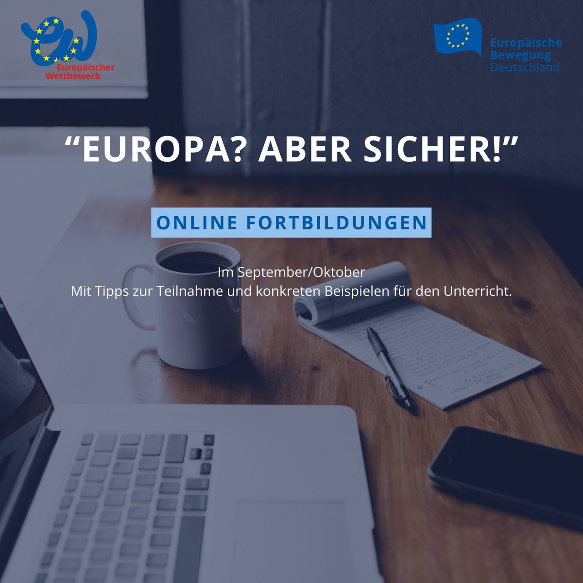 Wir bieten wieder Fortbildungen für interessierte Lehrkräfte an! 🧑‍🎓Die erste findet schon diese Woche statt, weitere Termine und Links zur Anmeldung gibt es hier: tinyurl.com/2t9bfca6