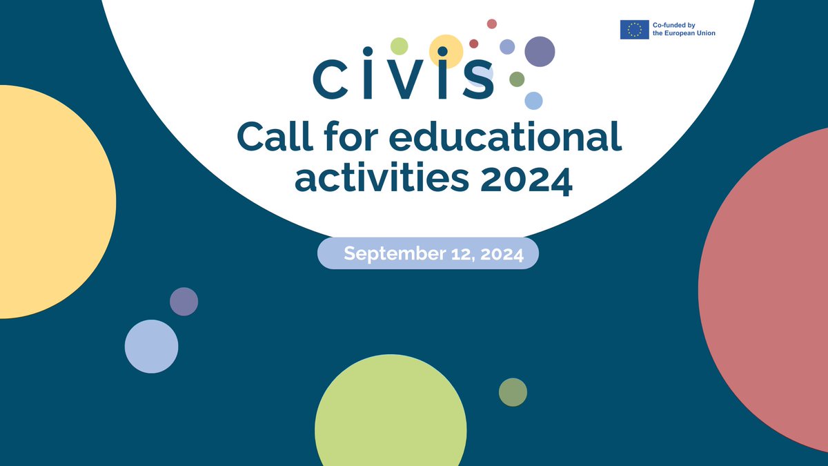 🗓️ Last days to propose new educational activities for CIVIS!
Are you working on:
🌟New Joint bachelor’s degrees 
🌟Single Learning Activities (SLAs)
🌟CIVIS Micro-credentials
🌟Collaborative Online International Learning (COIL)
Check ow.ly/XnH950TmFF6
Deadline Oct 20.