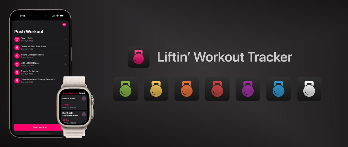 Liftin’ Workout Tracker tweet media