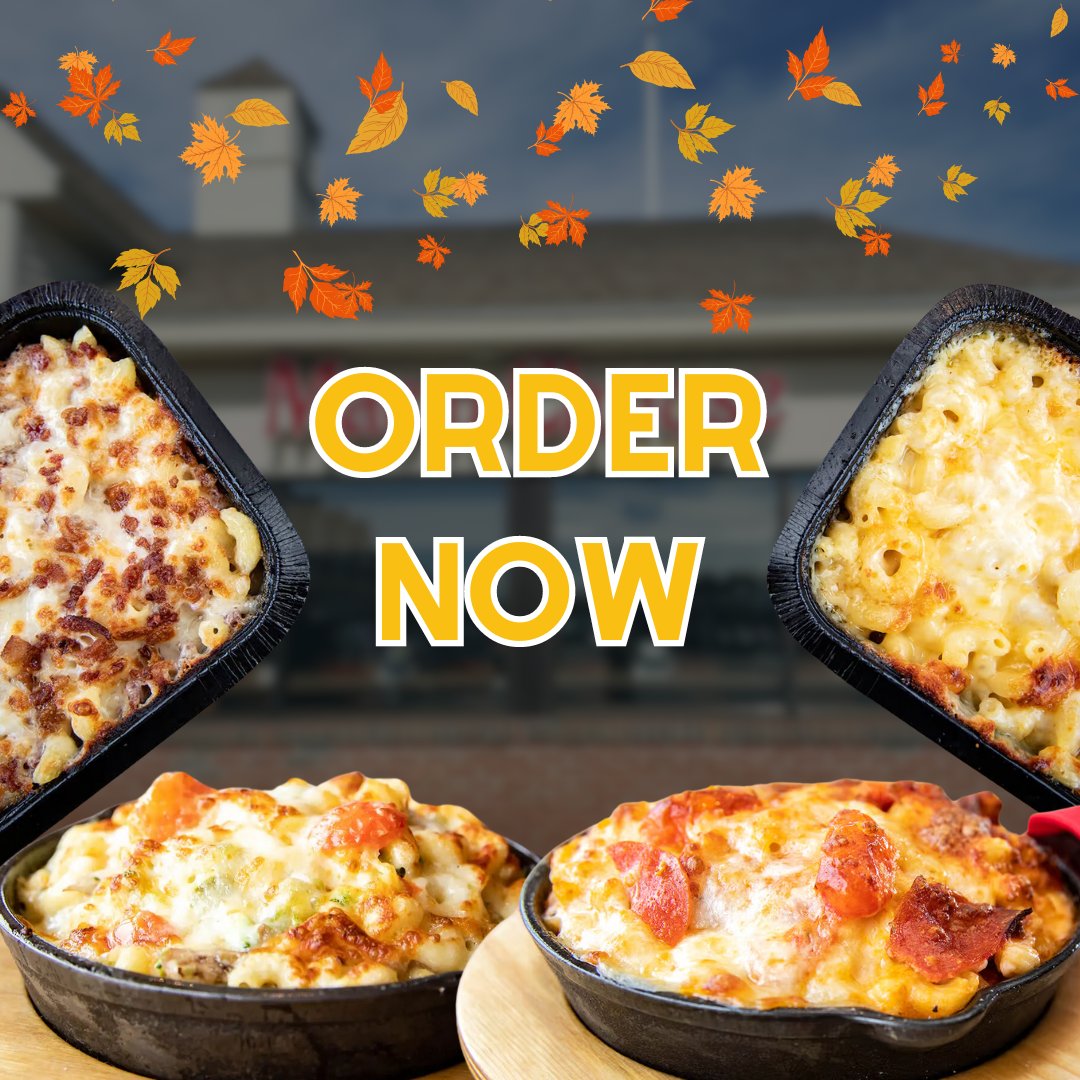 Mac_n_Choose's tweet photo. New season, who dis? 👀 It's your cheesy fall bestie - Mac-n-Choose! 🍁🧀 

#FallBestie #MacNChoose https://t.co/5Z1ohFZm3J