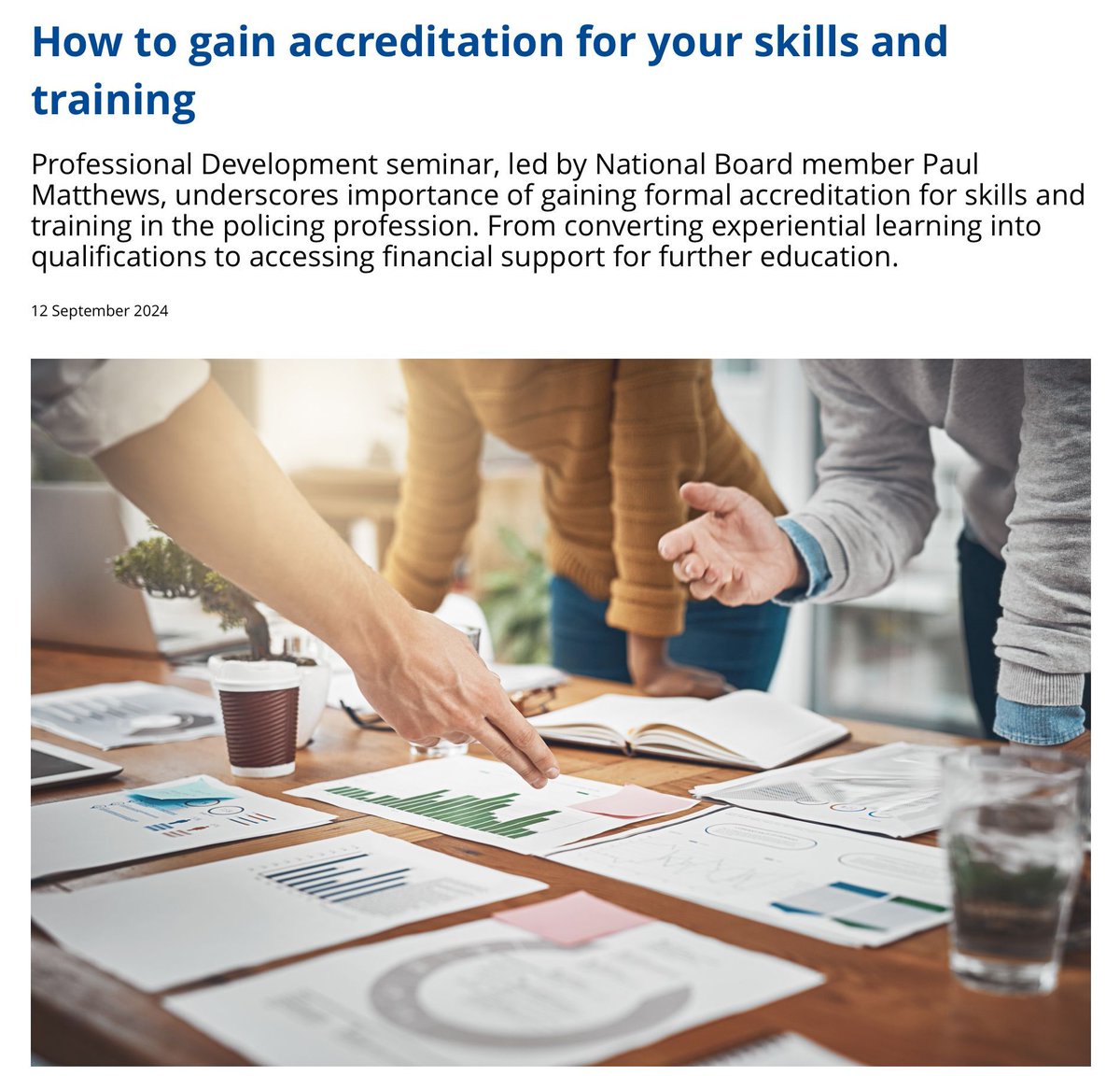 This is a great opportunity. This should be widely shared! It’s a shame, though, that previous decisions have limited access to Higher Education for more officers. Modern policing is graduate-level work &amp; their skills should be recognised formally.

buff.ly/3TtFIk8