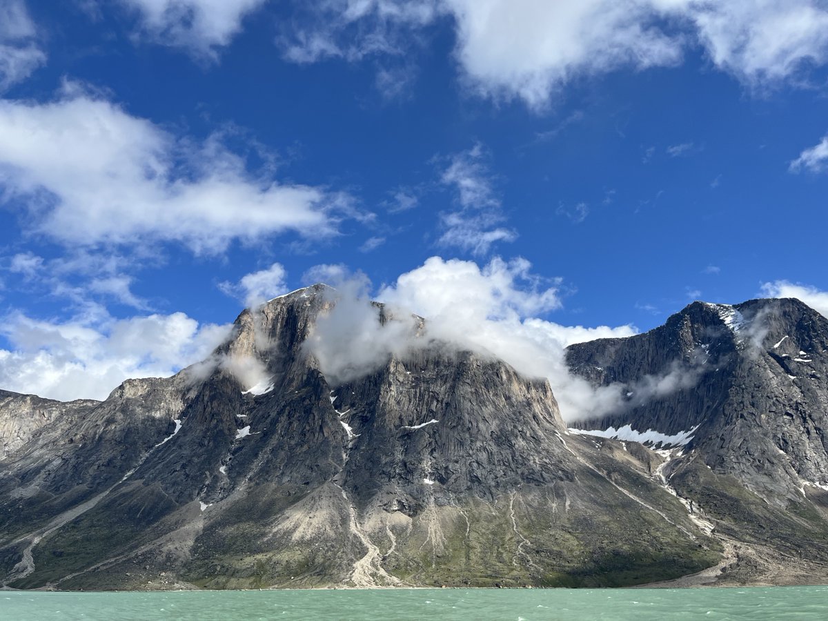 ☀️A beautiful sunny day in #Auyuittuq National Park! Parks Canada staff along with members from the Joint Inuit Park Management, Inuit Knowledge Working Group and Park Planning committees warmly welcomed the new Associate Field Unit Superintendent, Adeline Salomonie to Auyuittuq.