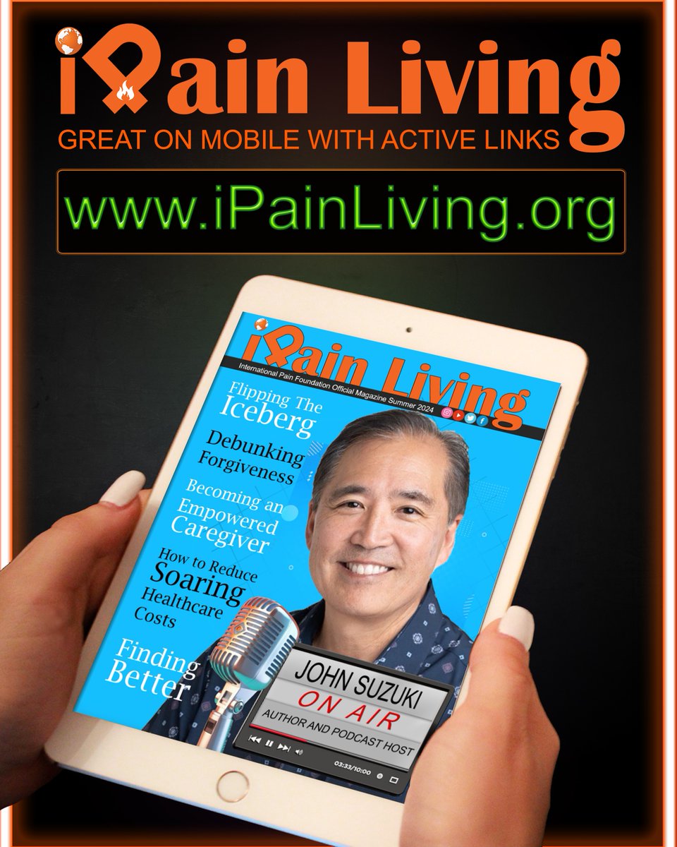 iPainOfficial's tweet photo. iPain Living Magazine Summer Edition! https://t.co/bgb6GrmNf4 - Check out this informative magazine on Chronic Pain, Rare Diseases, and Health topics! A great resource for the community! #Magazine #ChronicPain  #RareDisease #Health #iPain #TeamiPain #iPainLiving #CPAM #PAM24 https://t.co/DR5XKzs878