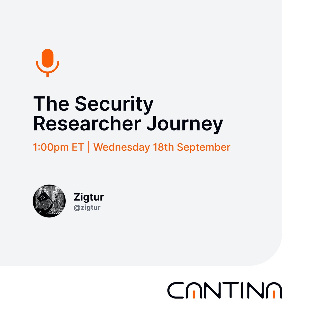 cantinaxyz's tweet image. Well look who we have here! The one and only @zigtur 🪐

We&apos;ll be chatting to him this Wednesday 1pm Eastern Time about becoming a security researcher, how he leveled up his game, and more.

Don&apos;t miss it!