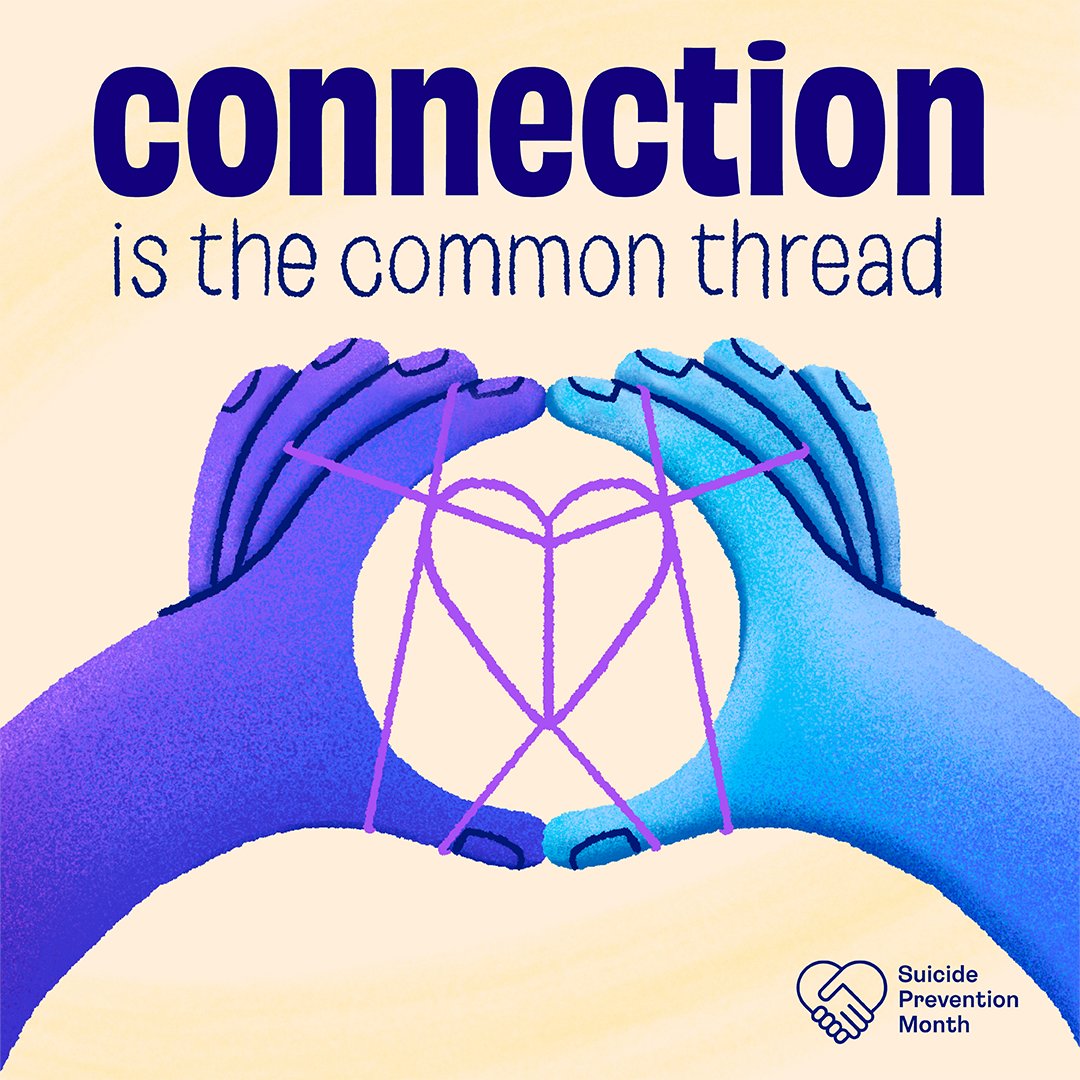 💙 Connection is the common thread that can save lives. Whether you're struggling or know someone who might be, reaching out makes a difference. The 988 Suicide &amp; Crisis Lifeline provides 24/7 support. Call or text 988 or visit 988lifeline.org
