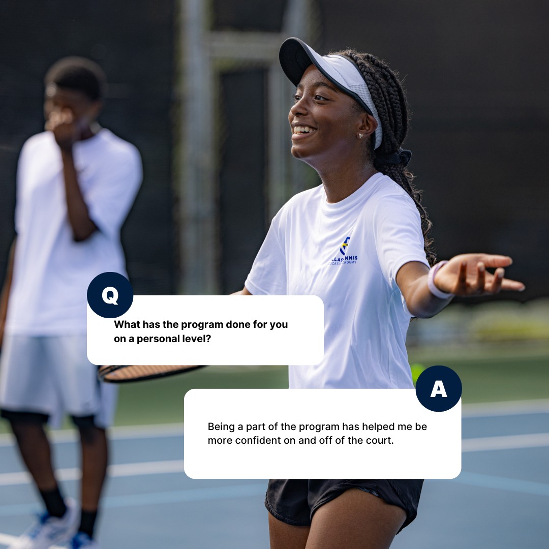 See how DTEA has impacted Lauryn Price since she joined in 2022 in our latest Q&amp;A.

Donate today: ow.ly/MjYs50SURT6

#NorthTexasGivingDay2024 #DallasTennis #WeServeEveryoneWins