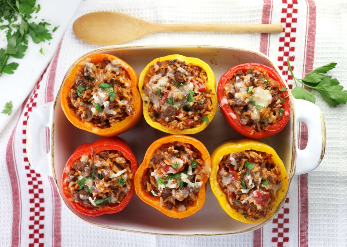 CanadianBeef's tweet photo. September calls for stuffed peppers! Check out these recipes below for some inspiration. 

https://t.co/OiDOk2zKr0 
https://t.co/ILtXgpr0xt 
https://t.co/rnv20Q3KrO 
https://t.co/QS8GrAI8Ux https://t.co/0NIrBsRC5j