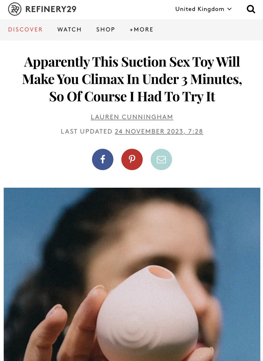 HANX (@hanx_official) on Twitter photo Like pleasure on your terms? 💦 Save 30% on our bestselling toy, Cindy, as seen in <a href="/Refinery29UK/">Refinery29 UK</a>, with code SHM30: bit.ly/HANXcindyP Like pleasure on your terms? 💦 Save 30% on our bestselling toy, Cindy, as seen in <a href="/Refinery29UK/">Refinery29 UK</a>, with code SHM30: bit.ly/HANXcindyP