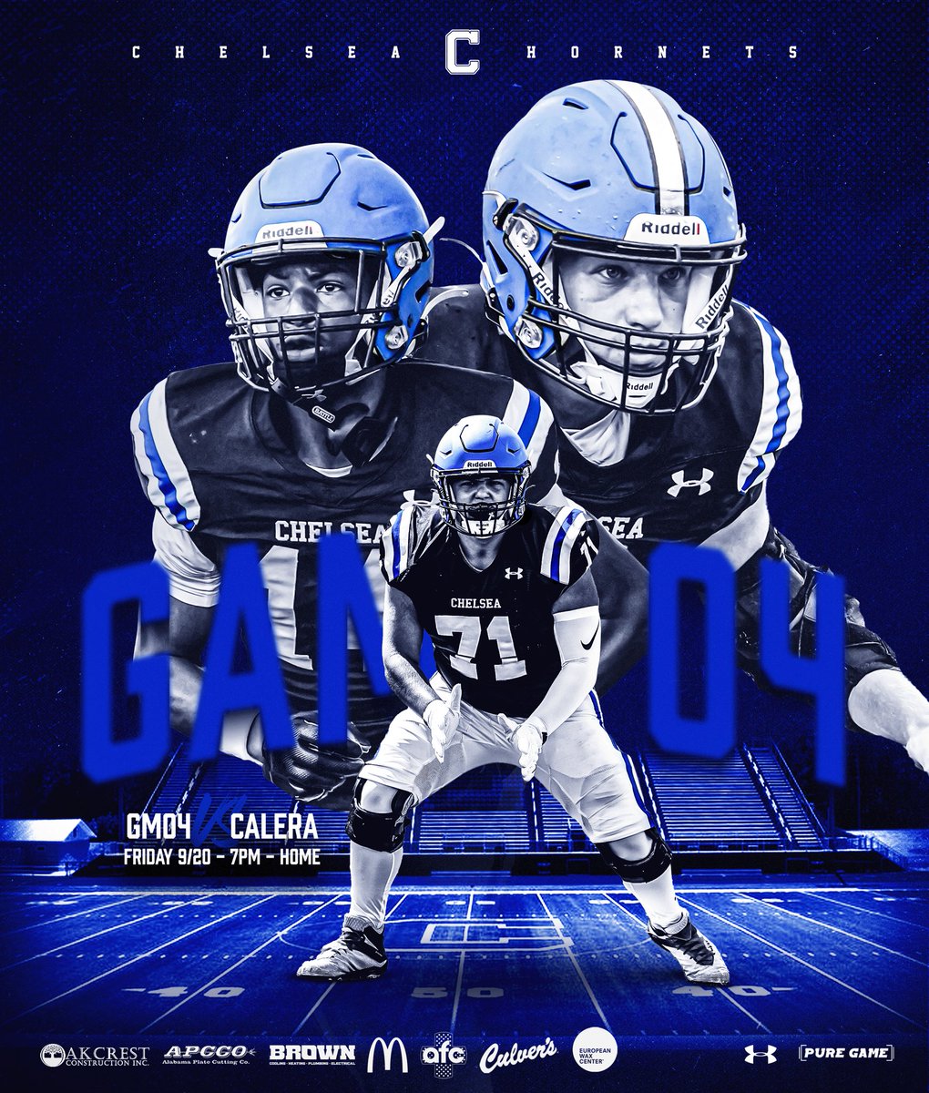 Game 4: Region game! 
9/20 Chelsea v.s. Calera 

#ChelseaOverMe #ChelseaMade #TrueBlue