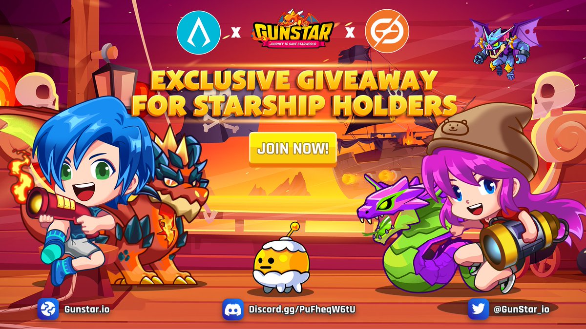 🎁Exclusive Airdrop for the Starship NFT Holders🎁

To celebrate the epic launch of the Gunstar in Viction, Gunstar and Cyborg have teamed up to invite Starship Holder to the legendary realm of Starworld. As a thank-you for being part of our journey, we're dropping an exclusive