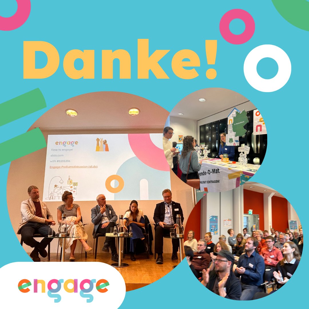 🙏 Am Freitag war die Engage-Konferenz. Wir möchten uns ganz herzlich bei allen Gästen*innen bedanken!

🔽 Falls Du nicht da warst oder aber keine gedruckte Version der Studienergebnisse mehr abbekommen hast, dann findest Du sie auch hier:

📃 🌐 buendnis-buergerenergie.de/projekte/engage