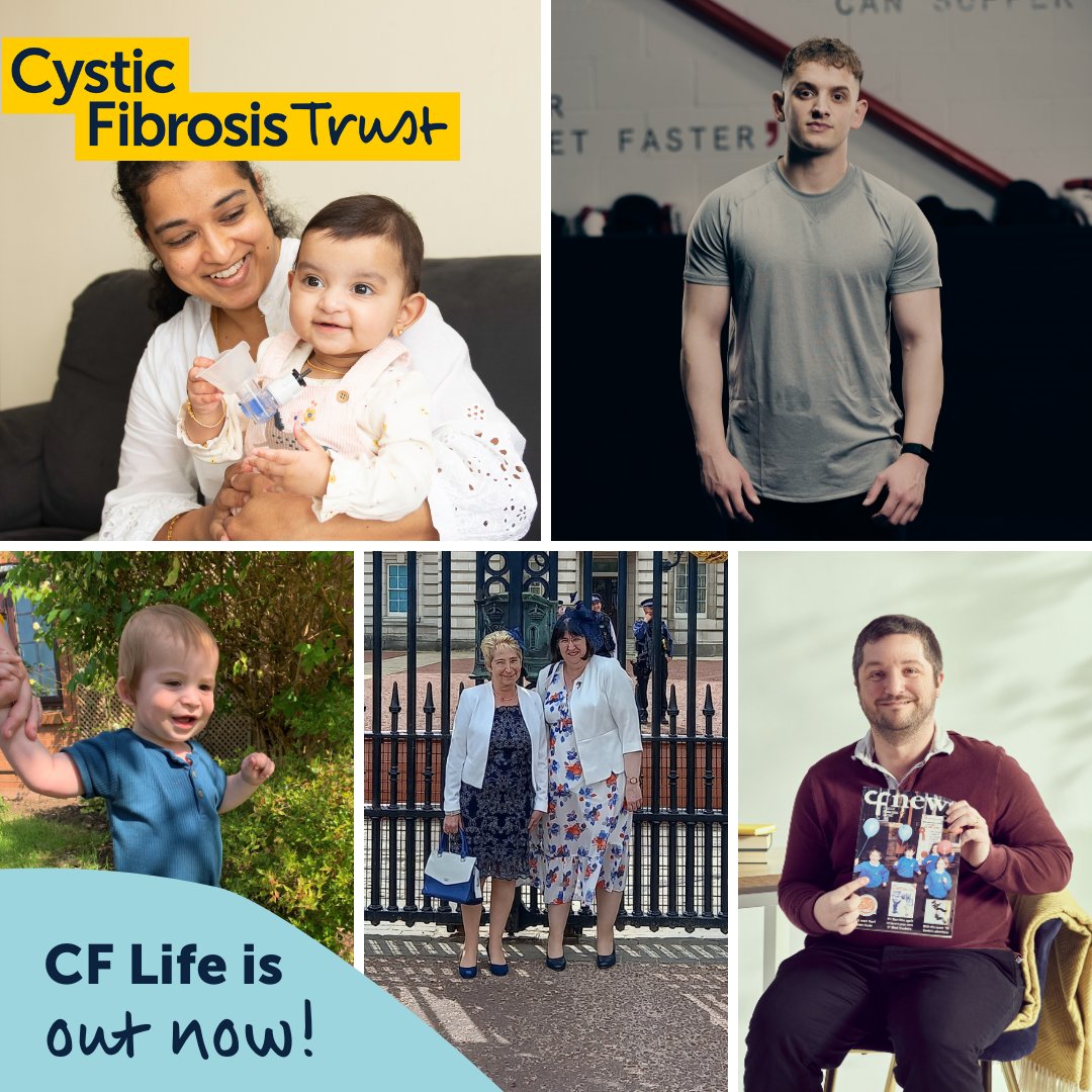 cftrust's tweet photo. The new issue of CF Life magazine is out now! #cflife #cysticfibrosis 📰

Click the link to get your copy.

➡️ https://t.co/M2rMGFKfTa https://t.co/k2qrbWyUWe