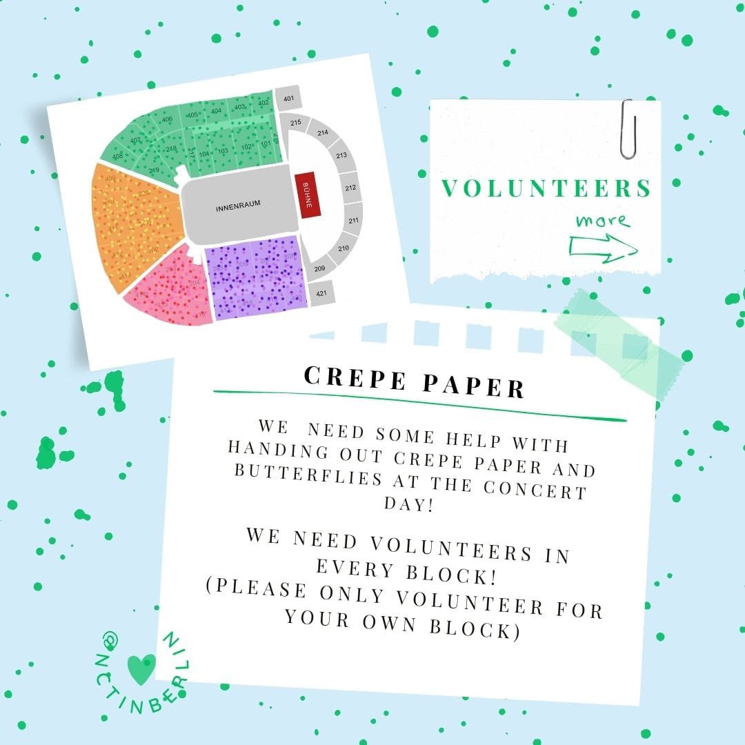 nctinberlin's tweet photo. Volunteers needed°◇

Hello czennies!! 

We are still looking for volunteers to help out during the concert day. You would like to help with the project? Send us a dm! 

#nctinberlin #NCTDream #NCTDREAM_THEDREAMSHOW3_IN_BERLIN #NCTDREAM_THEDREAMSHOW3 #butterflylightsproject https://t.co/RWJTtoDbla
