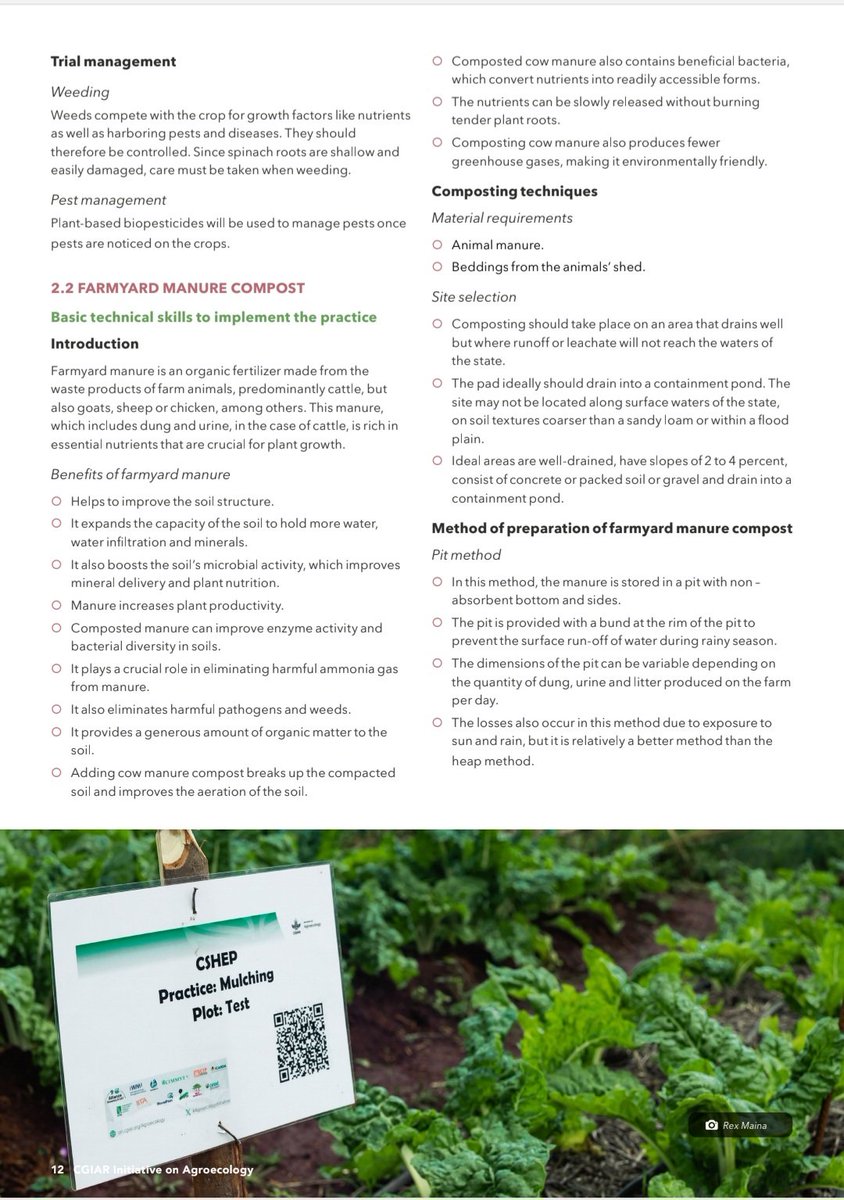 Lisa Fuchs (@lisa_elenafuchs) on Twitter photo Thrilled to launch our #Kenya #AgroecologyInitiative guide that helps land managers to prepare, apply, experiment with, and monitor #innovative #agroecology practices - with <a href="/CSHEPKENYA/">CSHEP_KENYA</a> <a href="/PelumKenya/">PELUM Kenya</a> <a href="/DNRC2023/">DRYLANDS NATURAL RESOURCES CENTRE(DNRC)</a> in <a href="/OfficialMakueni/">Makueni County Government</a> and <a href="/KiambuCountyGov/">Kiambu County Kenya.</a>:
hdl.handle.net/10568/152216 Thrilled to launch our #Kenya #AgroecologyInitiative guide that helps land managers to prepare, apply, experiment with, and monitor #innovative #agroecology practices - with <a href="/CSHEPKENYA/">CSHEP_KENYA</a> <a href="/PelumKenya/">PELUM Kenya</a> <a href="/DNRC2023/">DRYLANDS NATURAL RESOURCES CENTRE(DNRC)</a> in <a href="/OfficialMakueni/">Makueni County Government</a> and <a href="/KiambuCountyGov/">Kiambu County Kenya.</a>:
hdl.handle.net/10568/152216