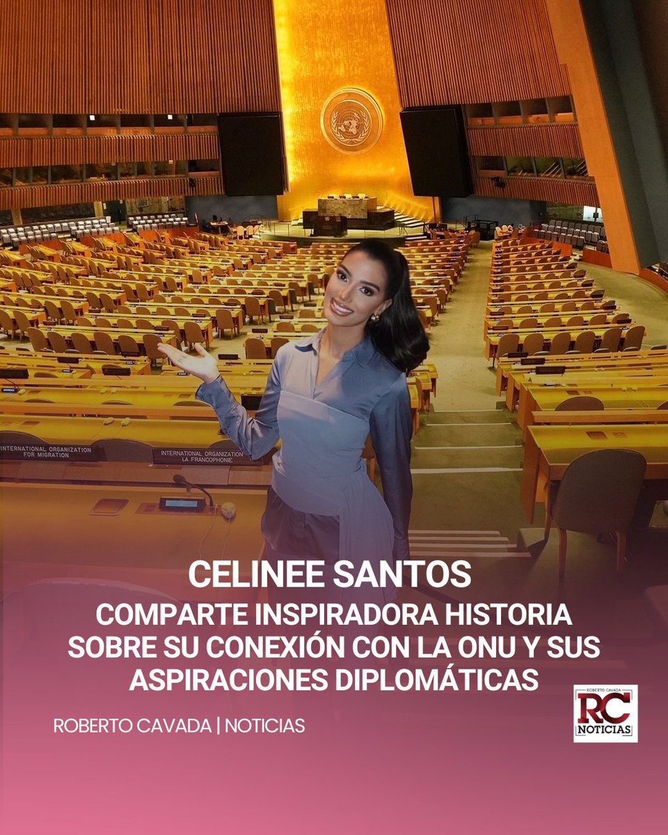 rcavada's tweet image. #RCNoticias|Celinee Santos comparte su inspiradora historia sobre su conexión personal con la ONU y sus aspiraciones diplomáticas

🔗lc.cx/bi62Y9

#RobertoCavada #celineesantos #aspiraciones