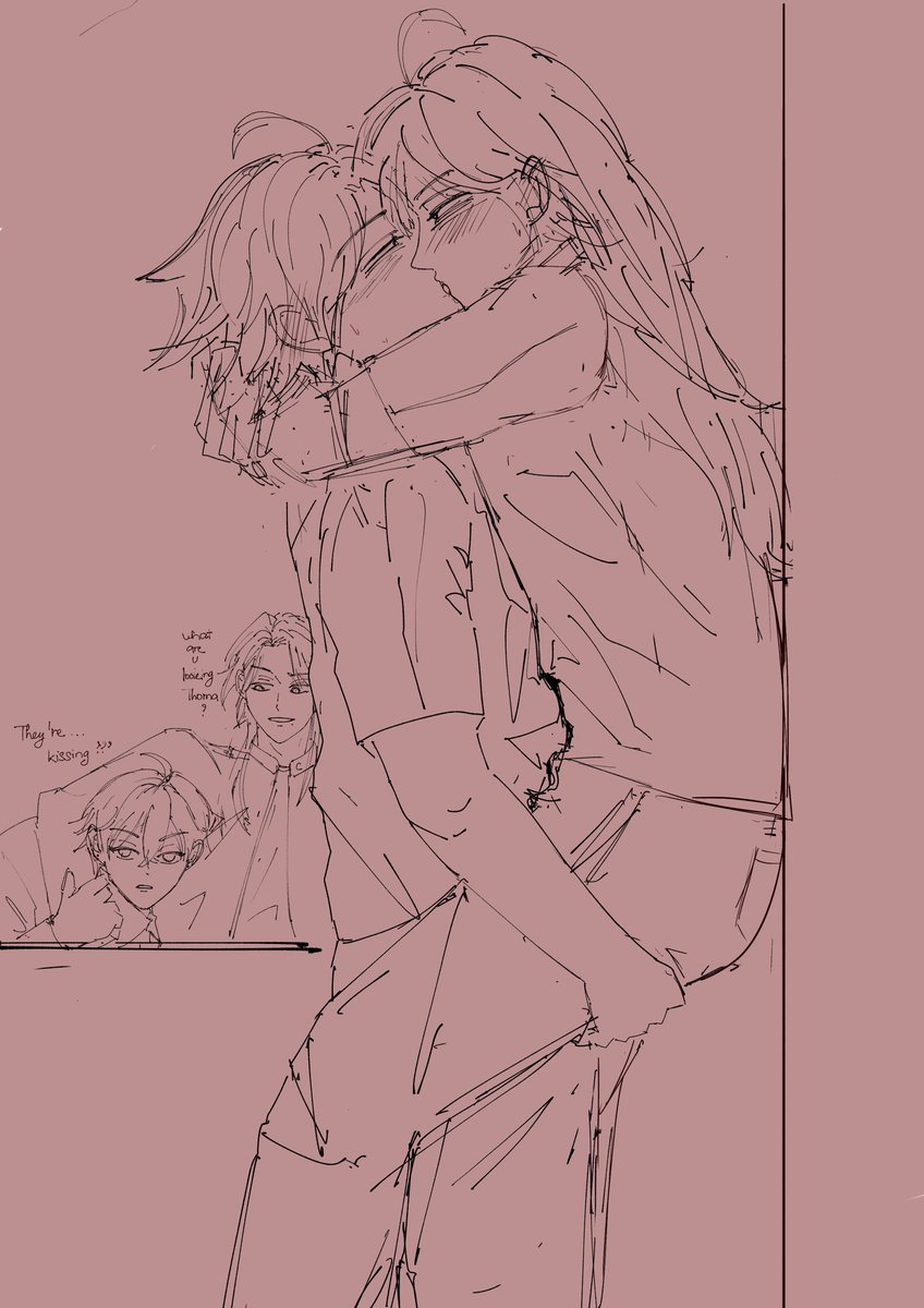gemgem2412's tweet photo. Ayato.. be quiet ❗️
#genshinimpactart 
#XiaoAether 
#drawings https://t.co/kONna5DPE5