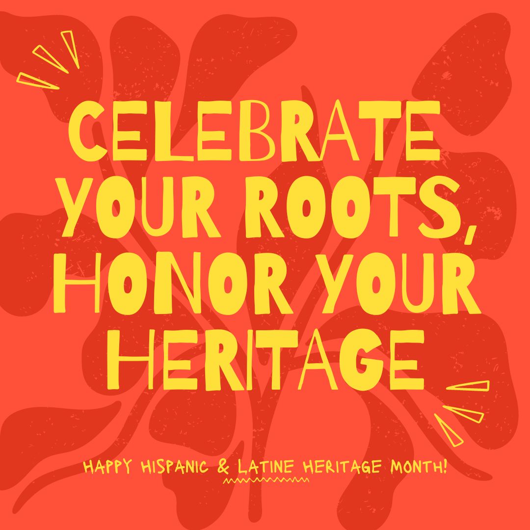 🎉 Happy Hispanic Latine Heritage Month to all who celebrate! September 15 - October 15 commemorates how Hispanic and Latine(x) communities have influenced and contributed to American society at large. Take this time to learn more at bit.ly/3XBjAXl