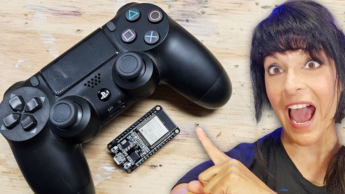 🎮 NEW ESP32 TUTORIAL: How to Pair Your Game Controller to an ESP32

Video + Code: racheldebarros.com/esp32-projects…

Learn how to pair your game controller to an ESP32 using Bluetooth to wirelessly control your robot or battlebot along with Arduino code to use for any project!