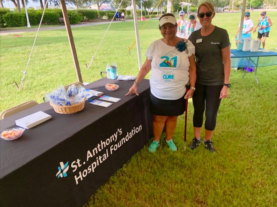 On Saturday, our Director of Development, Amy, represented SAHF at the Celma Mastry Ovarian Cancer Foundation's One Step Closer to the Cure Race to make a difference for all those affected by ovarian cancer 👟🎗