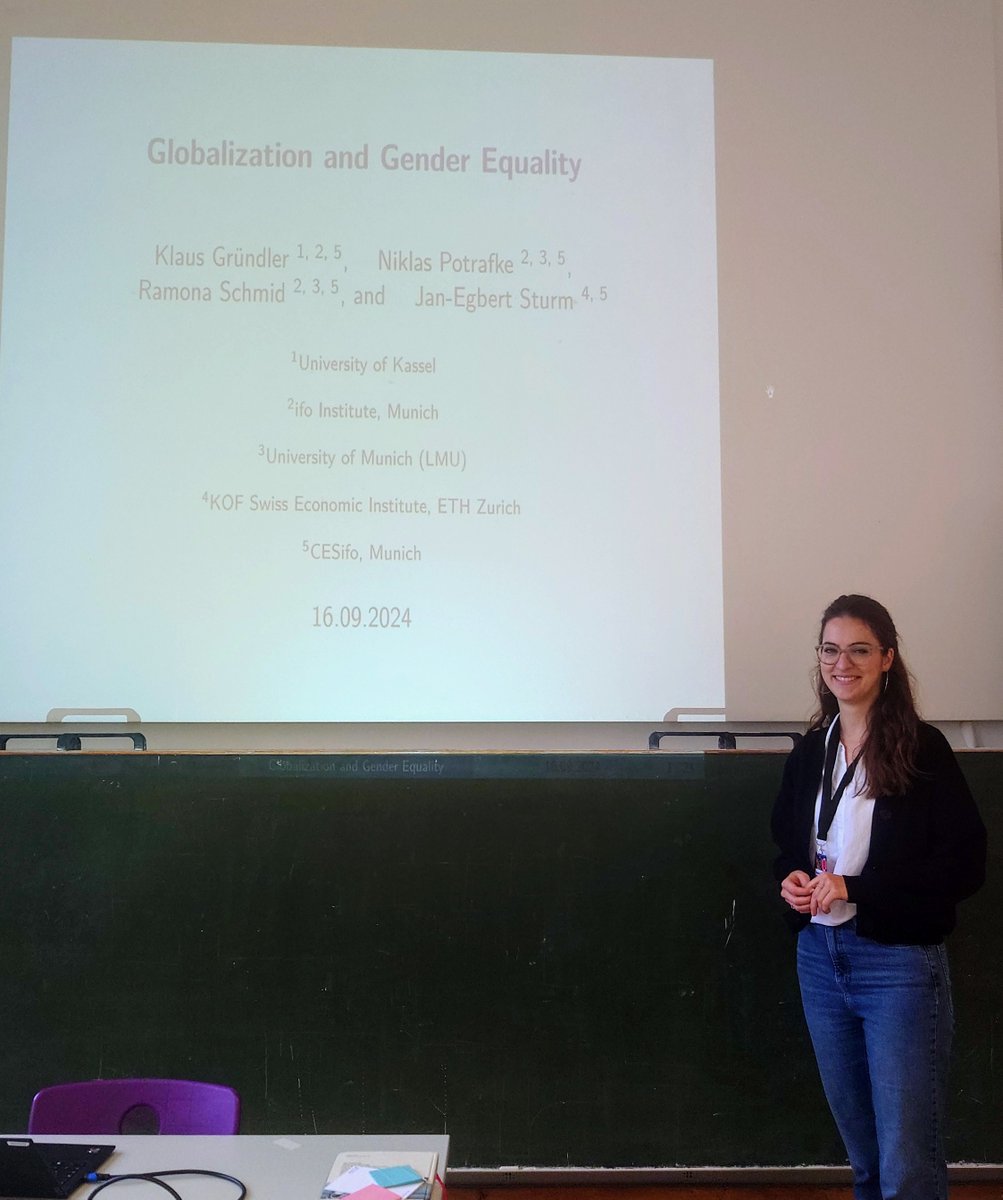 Was wir auf der #VfS_conference2024 machen? Spannende Forschungsergebnisse vorstellen! Die ersten ifo-Vorträge neigen sich dem Ende zu. Unsere Forschenden freuen sich auch in den nächsten zwei Tagen auf Diskussionen.👉 socialpolitik.de/de/programme-2… <a href="/P_Zamorski/">Pascal Zamorski</a> <a href="/Woessmann/">Ludger Woessmann</a> <a href="/SchuelePaul/">Paul Schüle</a>