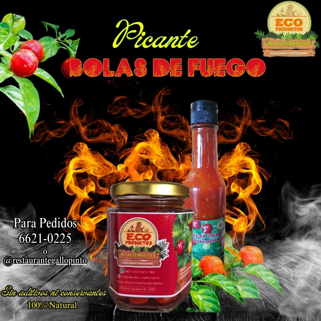 granjaalternat's tweet photo. 🍒Si eres de los que le gusta siempre añadir un toquecito picante a sus comidas, nuestro famoso🔥 "Fireball Hot Pepper"🔥

Punto de venta en Granja Alternativa y en el Restaurante Gallo Pinto de la Interamericana en Penonomé

Contáctanos

6621-0225 https://t.co/KKCS9b0OzK