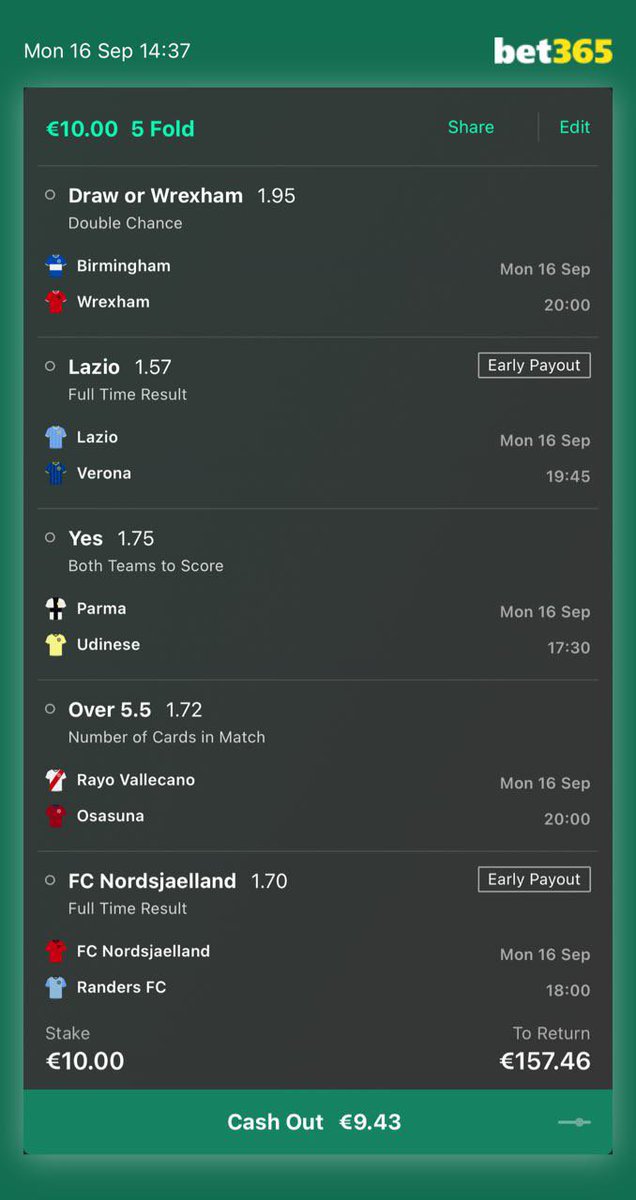 RealOddsMaster's tweet photo. 6-FOLD ACCA from Telegram🚨
@ 15.74 Odds
🔗 TG LINK IN BIO 🔗
#Telegram #Betting #Tipster #Acca #6Fold #Tips #Bet365 https://t.co/PJ2PqjDaGu