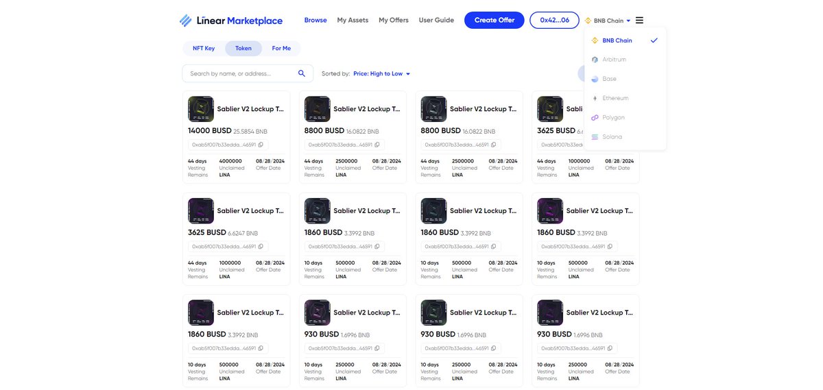 LinearFinance's tweet photo. The first release of the #Linear Marketplace was just the beginning! 🔥

With the integration of more EVM-compatible blockchains such as Ethereum, the utility of the platform will only continue to grow. 🔗

Additionally support for Pre-market trading and Points Markets is on the horizon, enabling projects to begin distributions even before launching. 🪙

Peer-to-peer has never been such a clear-to-clear winner 🏆

#DeFi #P2P #Blockchain