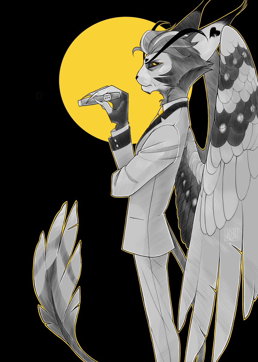 Place your bets, lads.

#HazbinHotelHusk #HuskOverlord #OverlordAU #Husker #HazbinHotelFanart