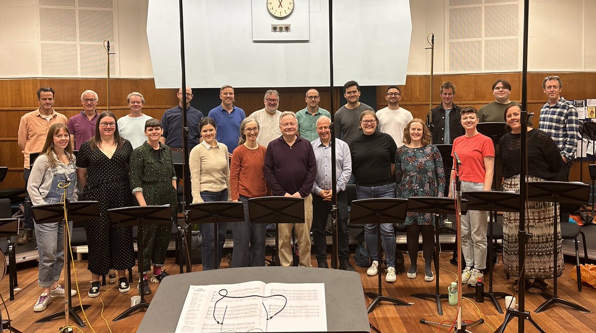 Jonathan Manners (@jemanners) on Twitter photo Last night of <a href="/bbcproms/">BBC Proms</a> on Saturday, Choral Evensong recording on Wednesday. First, an absolute treat for <a href="/BBCSingers/">BBC Singers</a> with <a href="/davidhconductor/">David Hill</a> to be joined by our colleague and friend <a href="/BBCSteveR/">Steve Rosenberg</a>, recording a song he wrote and accompanied. Last night of <a href="/bbcproms/">BBC Proms</a> on Saturday, Choral Evensong recording on Wednesday. First, an absolute treat for <a href="/BBCSingers/">BBC Singers</a> with <a href="/davidhconductor/">David Hill</a> to be joined by our colleague and friend <a href="/BBCSteveR/">Steve Rosenberg</a>, recording a song he wrote and accompanied.