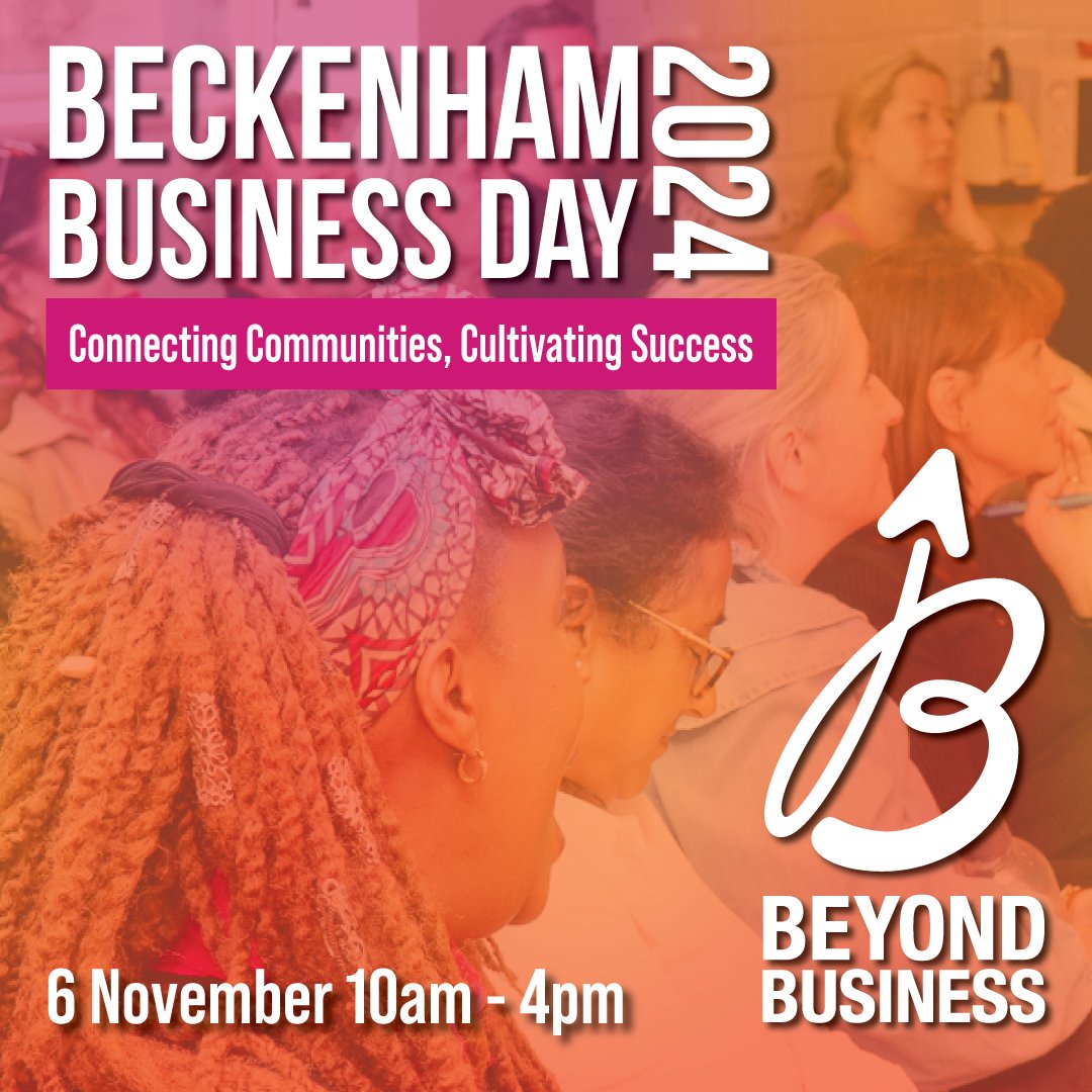 BeckenhamBA's tweet photo. 💥Beckenham Business Day tickets now on sale! 🎉

This year's Beyond Business theme will help you go beyond the daily grind &amp; equip you with the vision &amp; tools to future-proof your business in an ever-changing landscape.

Get your tickets here👇

https://t.co/4w7H1nQTkk https://t.co/QG4FS3wvIO