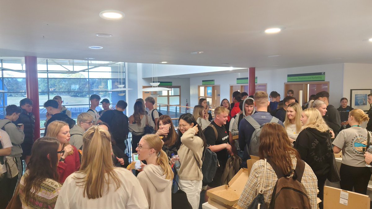 Welcome to our new cohort of BA students at <a href="/UeaEDU/">School of Education</a> <a href="/uniofeastanglia/">UEA</a>! 

Lovely day to welcome you onto campus, and for our pizza party! 🎉 🍕 ☀️